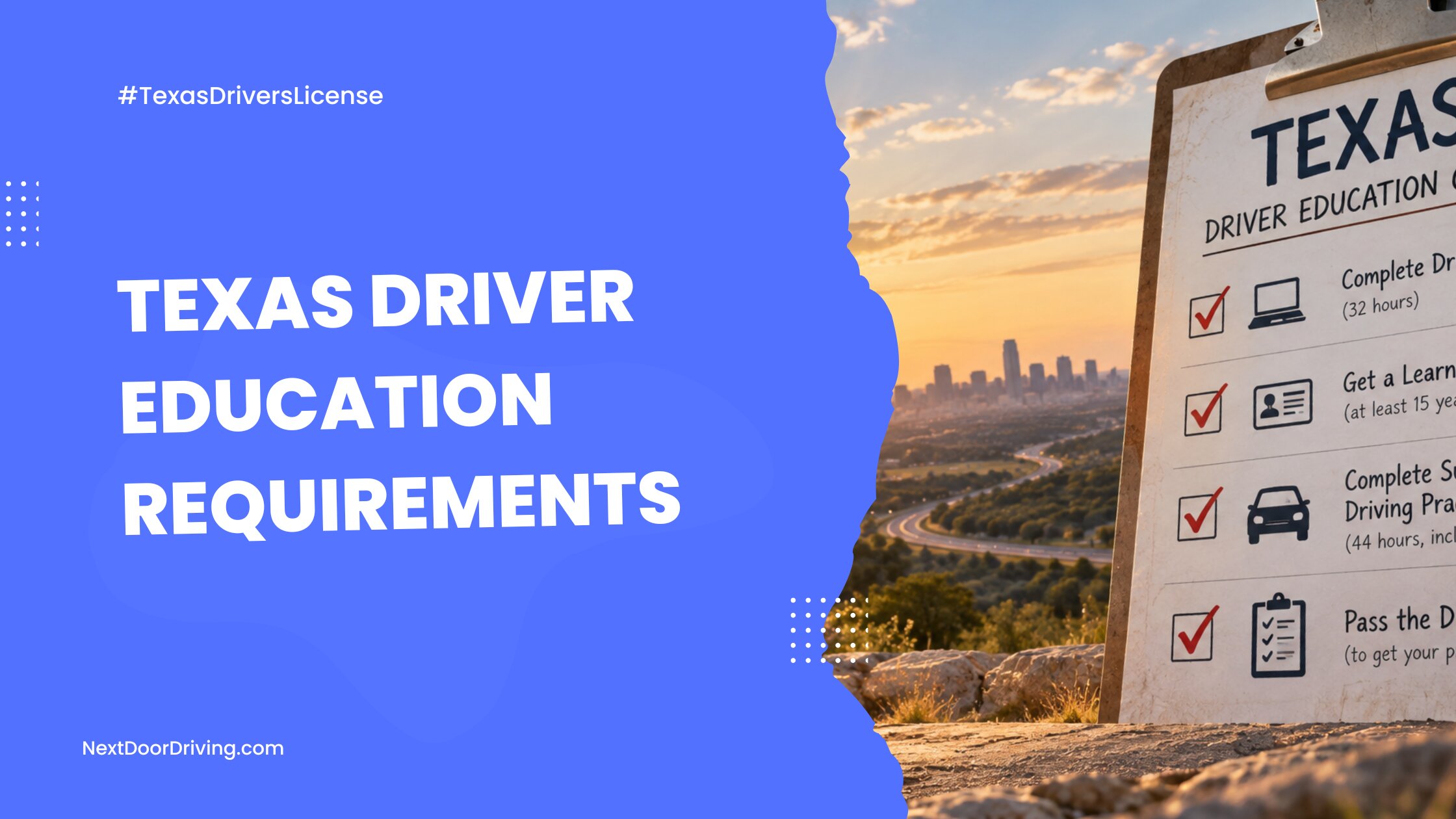 Texas Driver Education Requirements 
